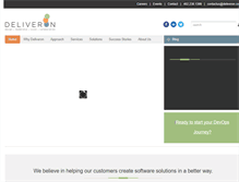 Tablet Screenshot of deliveron.com